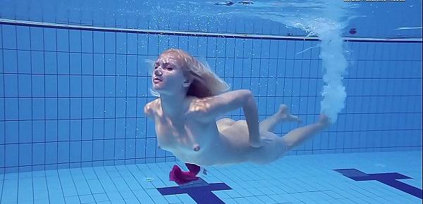  Elena Proklova underwater mermaid in pink dress